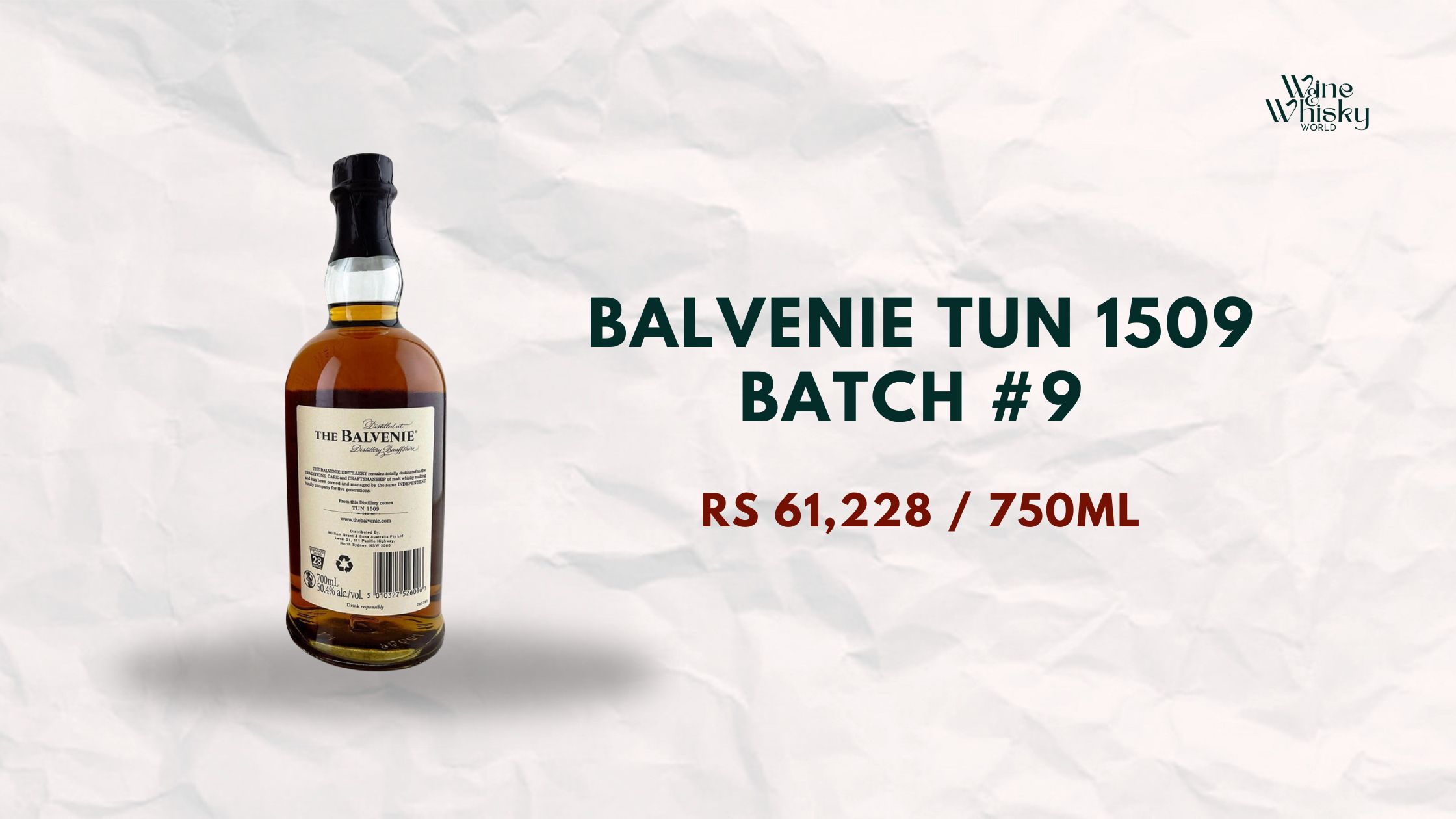 Balvenie Tun 1509 Batch 